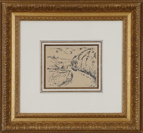 Maurice de Vlaminck (1876-1958) À flan de colline