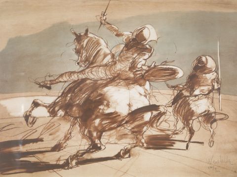 Claude Weisbuch (1927-2014) Don Quichotte