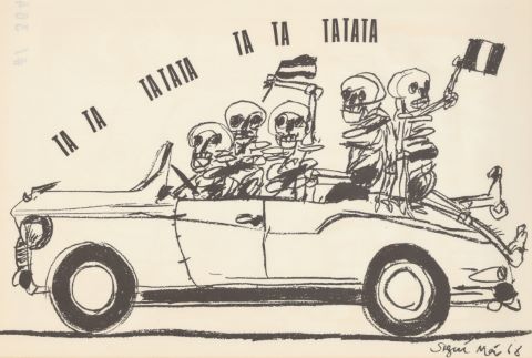 Mai 68 - Antonio Seguí (né en 1934) Affiche Ta Ta...