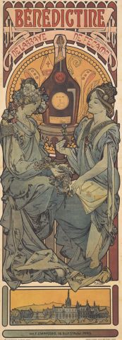 D’après Alphonse Mucha (1860-1939) Affiche...