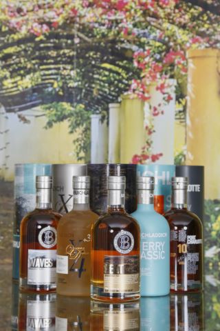 Bruichladdich, whisky 5 bouteilles