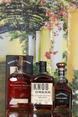 Bourbon whiskey 3 bouteilles