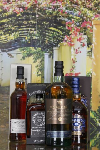 Whisky écossais 4 bouteilles