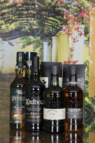 Whisky écossais 10 ans d’âge 4 bouteilles