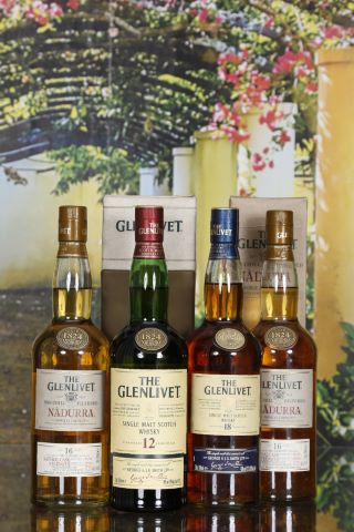 The Glenlivet, whisky 4 bouteilles