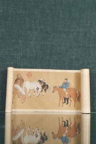 École chinoise, d’après une peinture de Giuseppe...