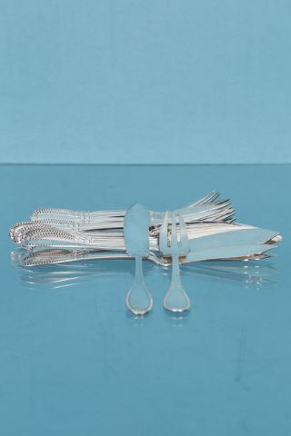 12 couverts à poissons