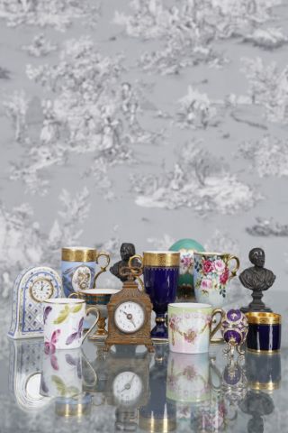 Ensemble d’objets de vitrine
