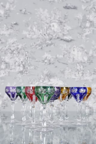 9 + 3 verres à pieds