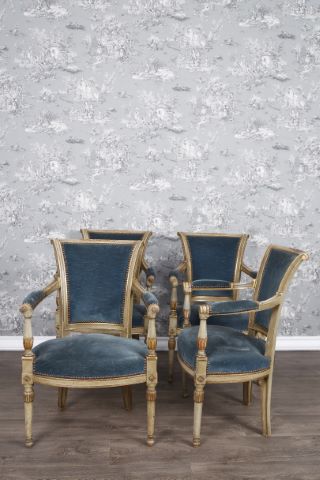 2 bergères + 4 fauteuils