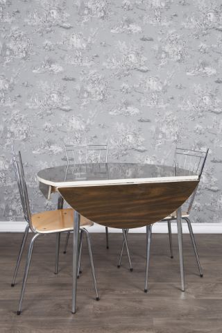 1 table + 3 chaises
