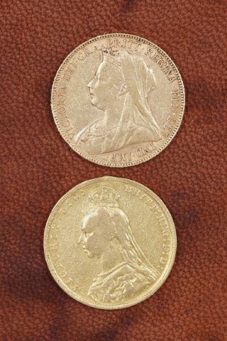 1 Livre Or Victoria “Sovereign” (2 pièces)