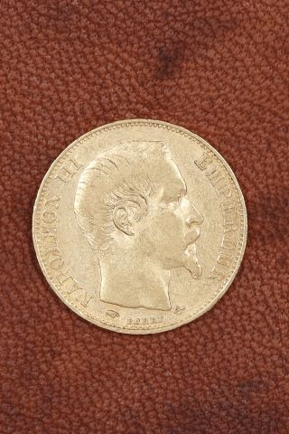 20 francs Napoléon III tête nue