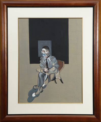 D’après Francis Bacon Autoportrait assis