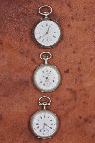 3 montres de gousset