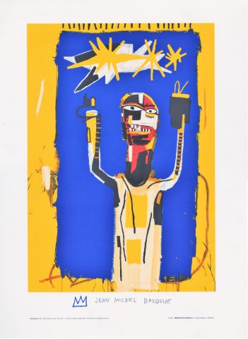 D’après Jean-Michel Basquiat Welcoming Jeers