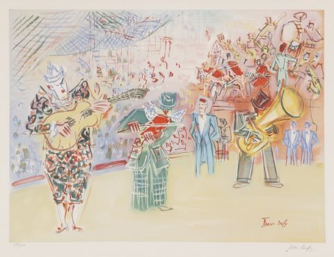Jean Dufy (1888-1964) Les Clowns