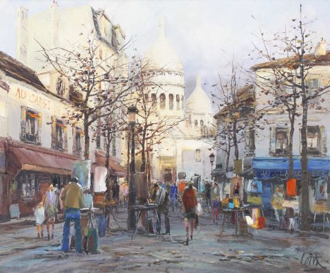 2 œuvres à l’huile sur toile