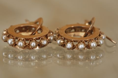 Paire de pendants d’oreilles