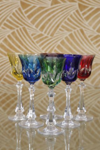 6 verres à vin du Rhin