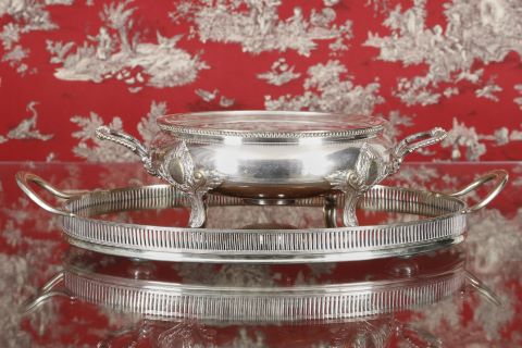 Plateau + chauffe-plat