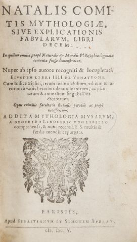 Natalis Comitis Mythologiæ, sive explicationis fabularum