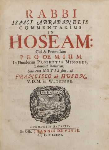 Rabbi Isaaci Abrabanelis commentarius in Hoseam