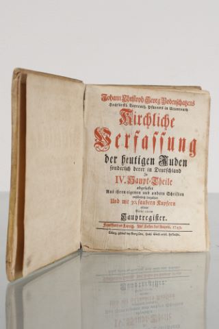 Kirchliche Verfassung der heutigen Juden, tome IV