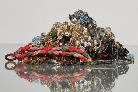 Fort lot de bijoux fantaisie
