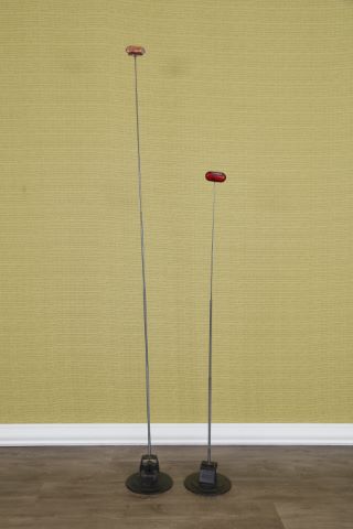 2 signaux simples téléscopiques (rouge & orange)
