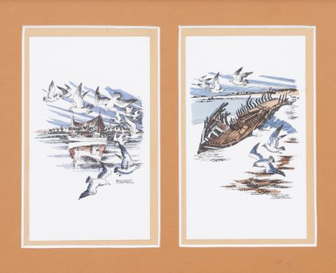 François Meheut (1905-1981) Les Mouettes [2...