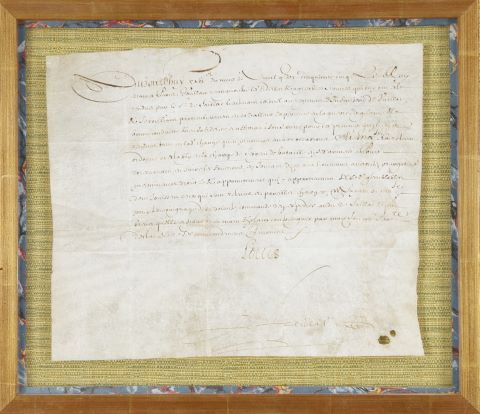 Lettre manuscrite (secrétaire)