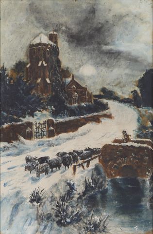 François Meheut (1905-1981) Scène pastorale...