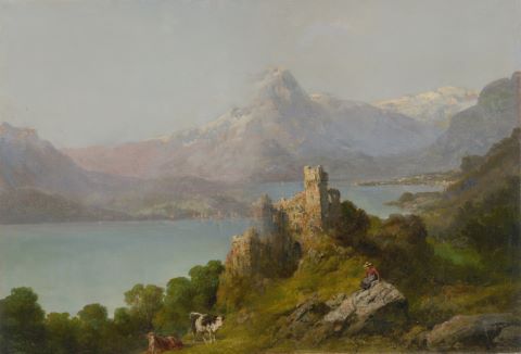 Théodore Lévigne (1848-1912) Le Lac d’Annecy