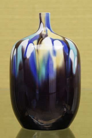 Vase soliflore pansu à col pincé