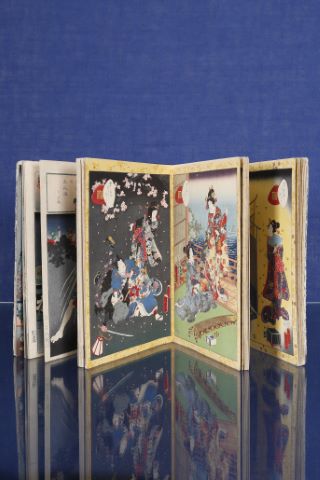 Utagawa Kunisada II dit Kunimasa III, Toyokuni IV...