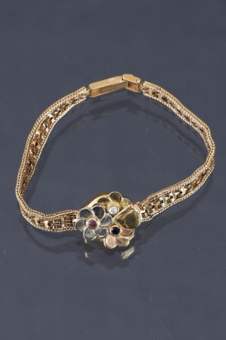 Montre de dame transformée en bracelet