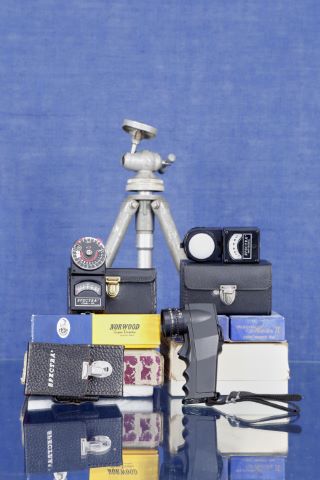 Ensemble d’accessoires pour un photographe
