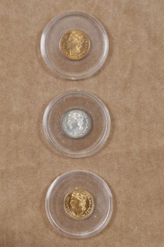 Marianne, 3 médailles commémoratives