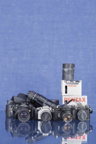 Ensemble de 5 appareils photo + 7 objectifs