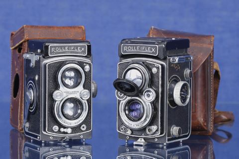 2 caméras Tessar 1:3,5, 75 mm