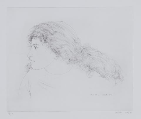 Tête de jeune fille
