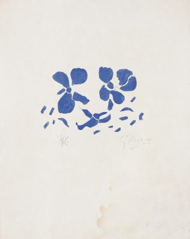 Fleurs bleues de la série “Si je mourais là-bas”