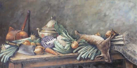École Hollandaise du XXe siècle Nature morte