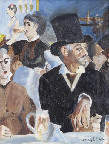 Scène de café