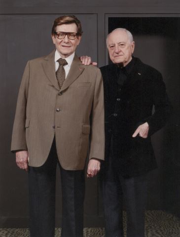 Yves Saint-Laurent et Pierre Bergé