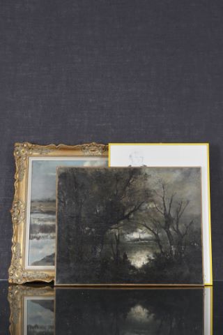 Ensemble de 8 grandes œuvres graphiques
