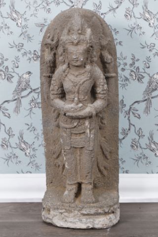 Shiva en pied, fragment de haut-relief
