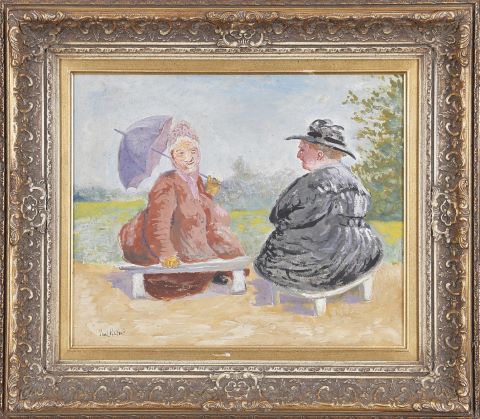 La Vieille dame à l’ombrelle
