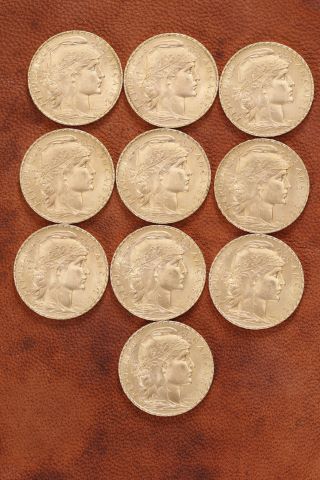 10 pièces de 20 francs or